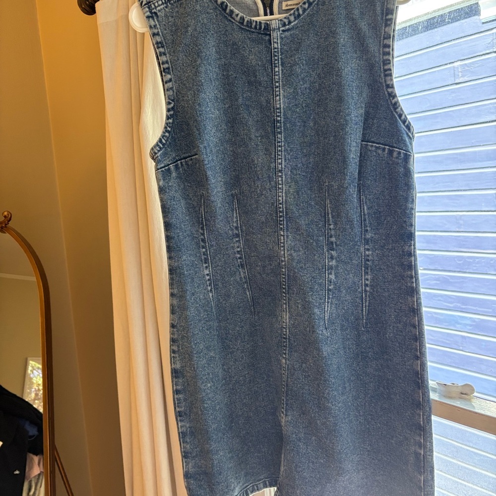 Abercrombie Denim Shell Mini Dress - Picture 3 of 4